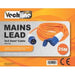 Vechline Mains Extension Lead 25M/Poly Bag QQ016162B Vechline - UK Camping And Leisure