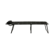 Travellife Barletta Lounger Black | breathable, lightweight, garden