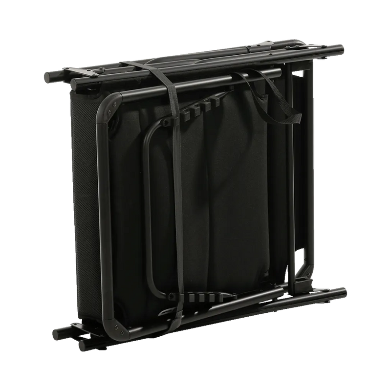 Travellife Barletta Lounger Black | breathable, lightweight, garden