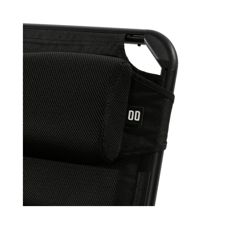 Travellife Barletta Lounger Black | breathable, lightweight, garden