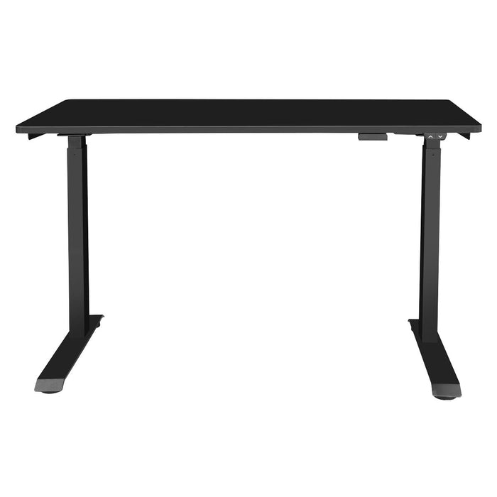 Dellonda Single Motor Adjustable-Height Electric Sit/Stand Desk - Black Desktop Dellonda - UK Camping And Leisure