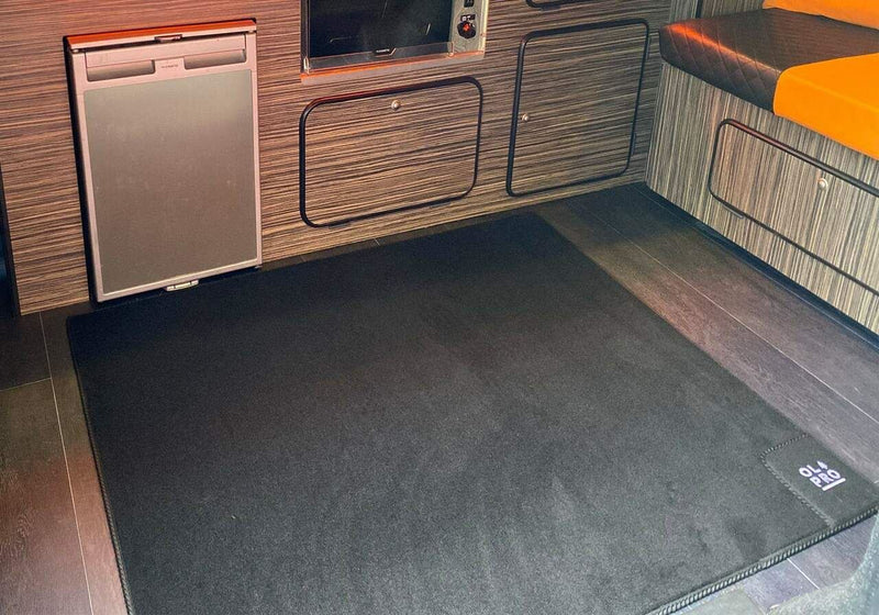 Olpro Black Rear Campervan Living Area Carpet - 1000mm x 1000mm | motorhome, groundsheet