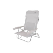 Crespo Beach Chair AL/221 Light Grey Crespo - UK Camping And Leisure