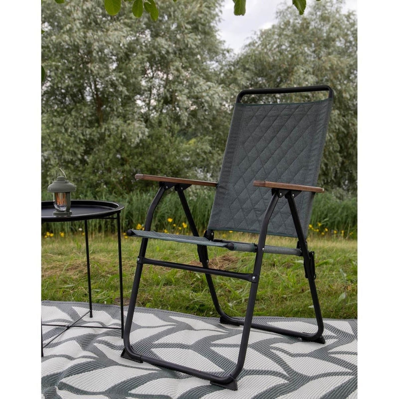 Bo-Camp Industrial Collection Folding Chair Segrell Green Bo-Camp - UK Camping And Leisure
