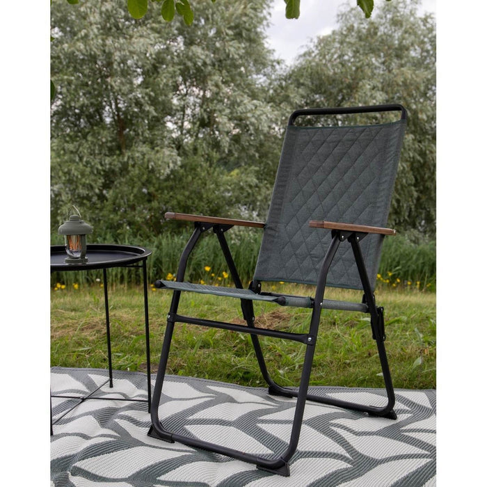 Bo-Camp Industrial Collection Folding Chair Segrell Green Bo-Camp - UK Camping And Leisure