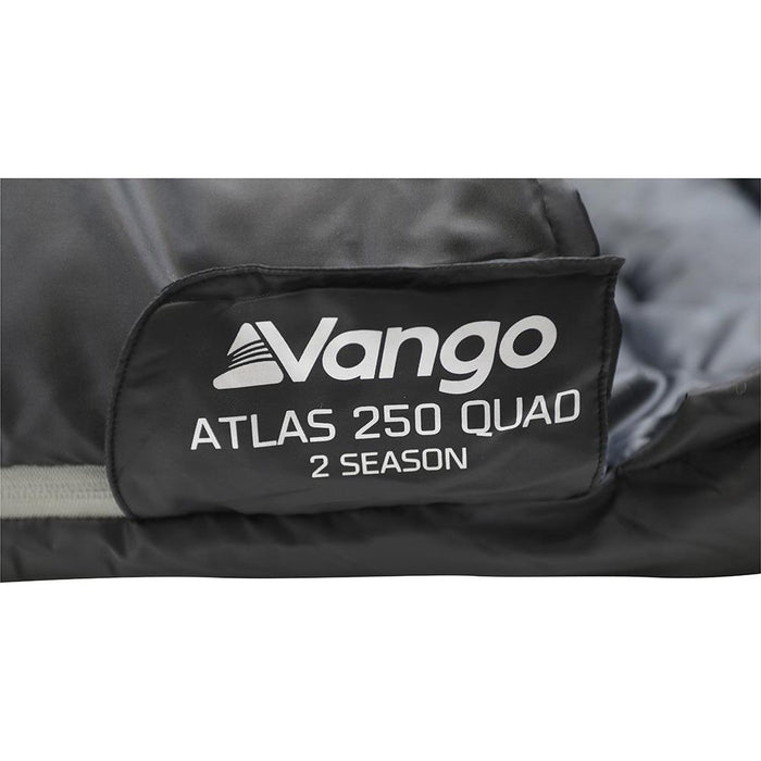 Vango Atlas 250 Quad Sleeping Bag Black Vango - UK Camping And Leisure