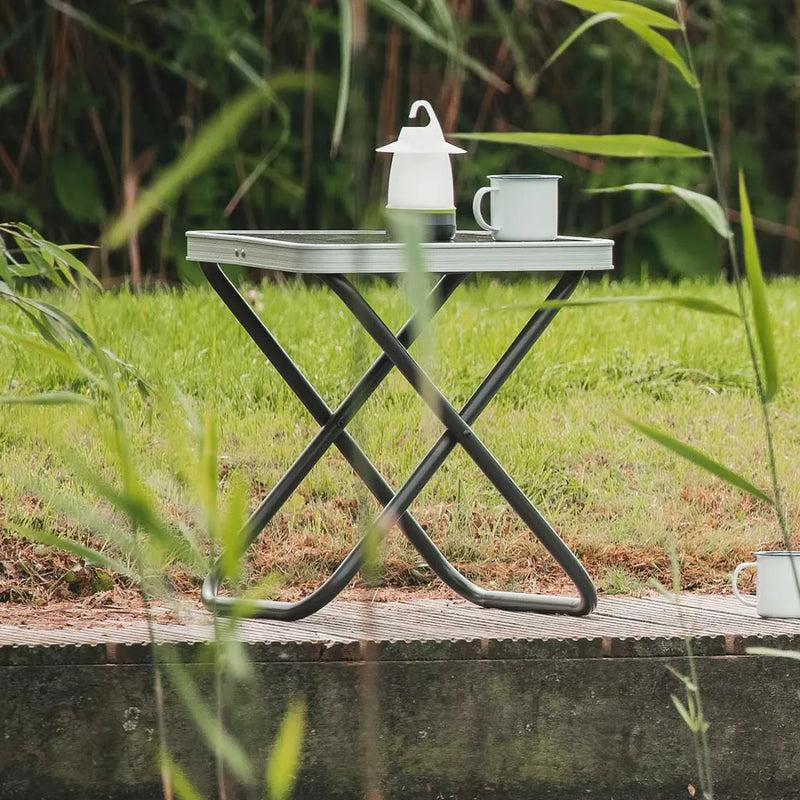 Travellife Noto Table Top For Lago & Como Stools - Dark Grey | waterproof, lightweight, camping table, garden