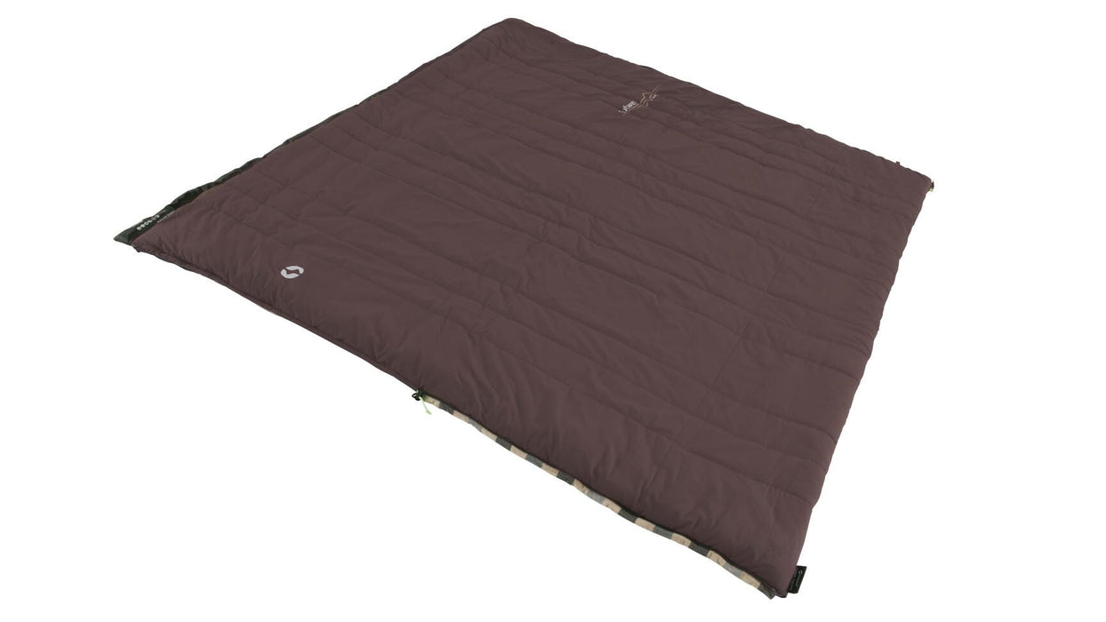 Outwell Camper Supreme Brown Single Sleeping Bag Outwell - UK Camping And Leisure