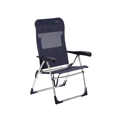 Crespo Beach Chair AL/206 Dark Blue Crespo - UK Camping And Leisure