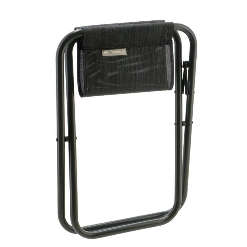 Travellife Como Stool Grey 2129830 | motorhome / caravan accessory, breathable, lightweight, beach