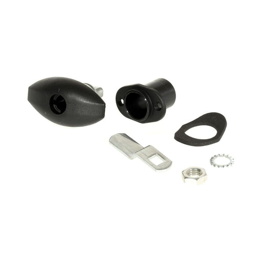 Zadi Push Lock Small Black for Caravan/Motorhomes Nova - UK Camping And Leisure