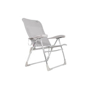 Crespo Beach Chair AL/206 Light Grey Crespo - UK Camping And Leisure