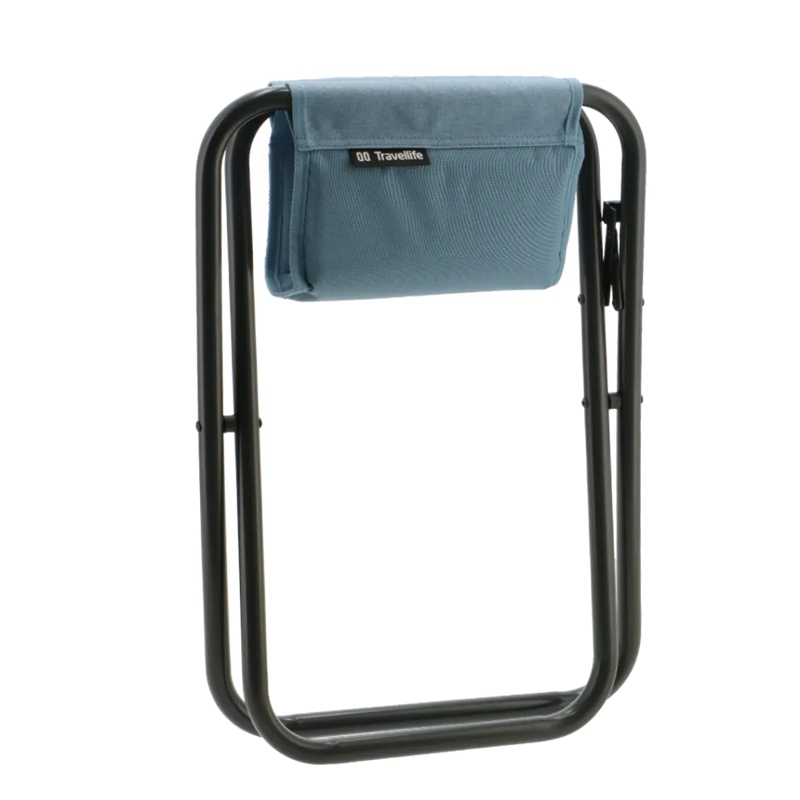 Travellife Lago Stool Wave Blue | breathable, lightweight, garden