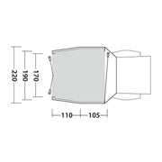 Outwell Dune SUV Driveaway SUV Car Tailgate Awning 155-185cm - View 11