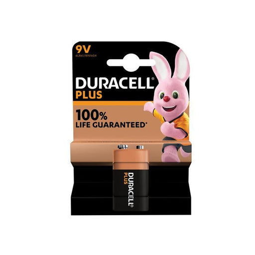 Duracell 9V Plus Power +100% Battery (Single Pack) Duracell - UK Camping And Leisure