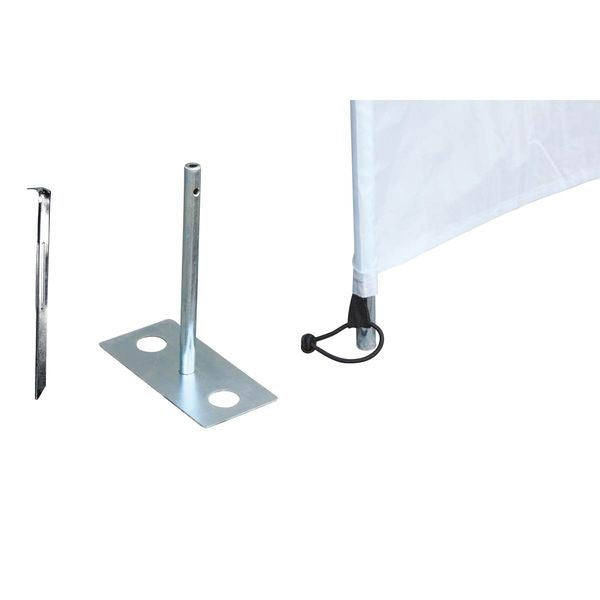 Bo-Camp Windbreak Peg with Plate 30cm 4 Pieces