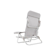 Crespo Beach Chair AL/221 Light Grey Crespo - UK Camping And Leisure