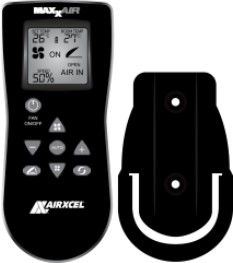 Maxxair Maxxfan Deluxe Remote Control Campervan Caravan Clear Roof Vent Fan Maxxair - UK Camping And Leisure