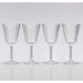 4Pk Crystal Line Clear Wine Glass 220Ml SP2018 Flamefield - UK Camping And Leisure