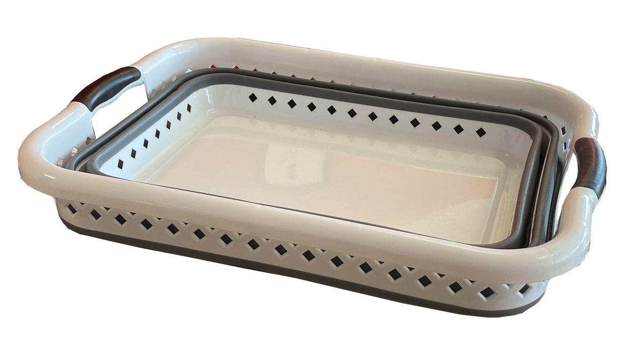 Quest Collapsible-wares Hipster Laundry Basket Quest - UK Camping And Leisure