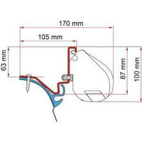 Fiamma F35 Adapter Kit Vwt6 Kepler L2 98655Z033