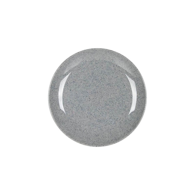 Gimex Solid Line Tableware Granite Grey 16 Pieces Gimex - UK Camping And Leisure