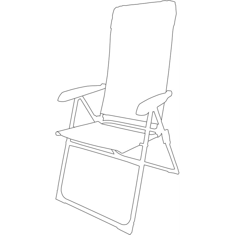 Quest Hygrove Recline  Recline grey F2090 Quest - UK Camping And Leisure