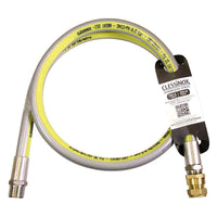 Stainless Hose Assembly 1 2 Metre 1/2" x 22mm Caravan/Motorhome