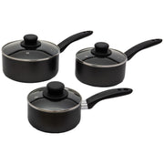 3 Piece non-stick pan set K0068 Quest - UK Camping And Leisure