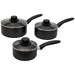 3 Piece non-stick pan set K0068 Quest - UK Camping And Leisure