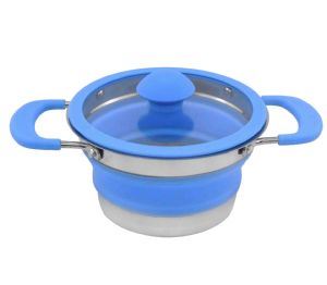 Via Mondo Collapsible Cooking Pan 1L 1165181 UK Camping And Leisure - UK Camping And Leisure