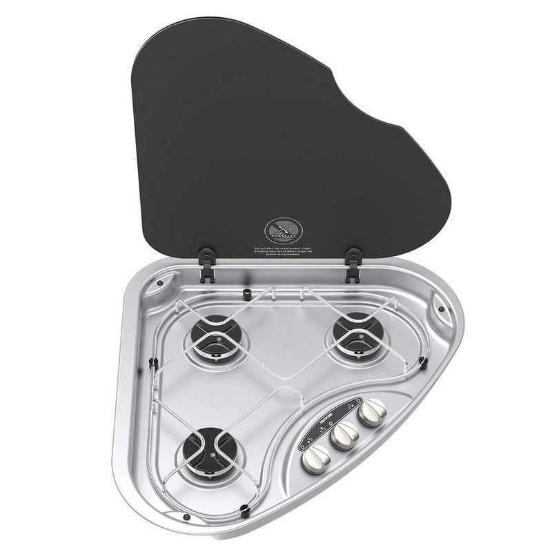 Thetford Series 330 Triangle Hob with Lid Shut Off L/H Thetford - UK Camping And Leisure