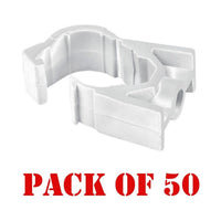 Hep2O Saddle Pipe Clip Pack - 15mm Size (50 Pack) for Caravan / Motorhomes