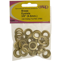 MDS1203 W4 Brass eyelets 3/8in, 9.5mm  20 per pack 37659