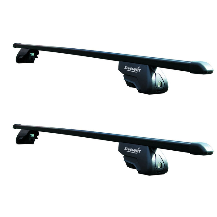Summit Roof Bars fits Volkswagen Caddy 2021-2025 MPV 5D w Raised Rails Summit - UK Camping And Leisure