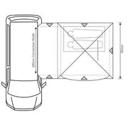 Outdoor Revolution Cayman DT (180-220) 2025 Driveaway Awning Outdoor Revolution - UK Camping And Leisure