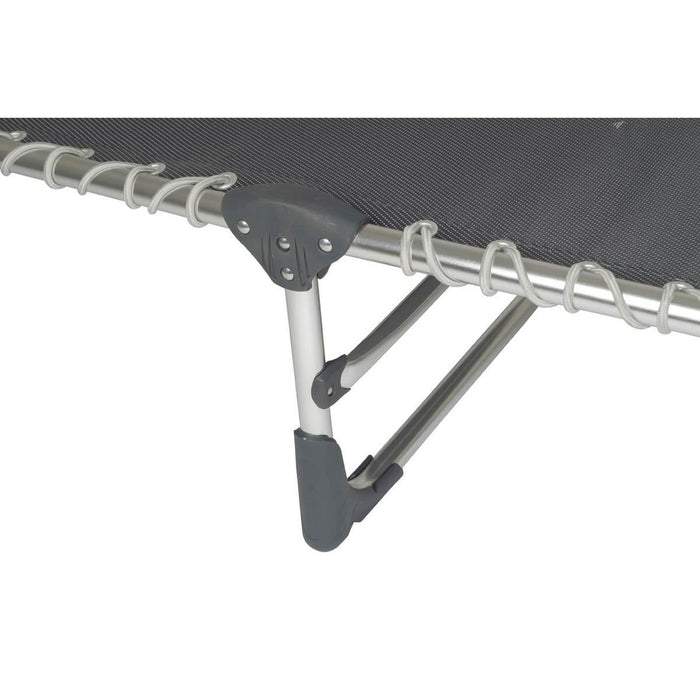 Crespo Lounger Low AL/367 Dark Grey Crespo - UK Camping And Leisure