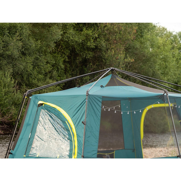 Coleman Octagon Green 8 Person Blackout Tent Camping Festival Outdoors Garden