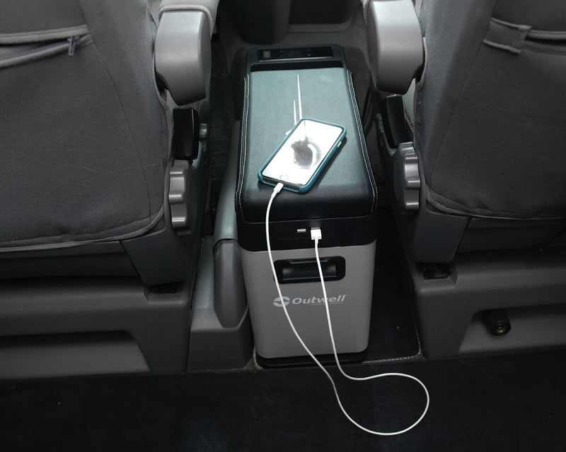 Outwell Arctic Chill 8 Coolbox Black & Grey Outwell - UK Camping And Leisure