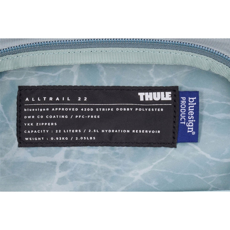 Thule AllTrail hydration pack 22L Pond grey Thule - UK Camping And Leisure