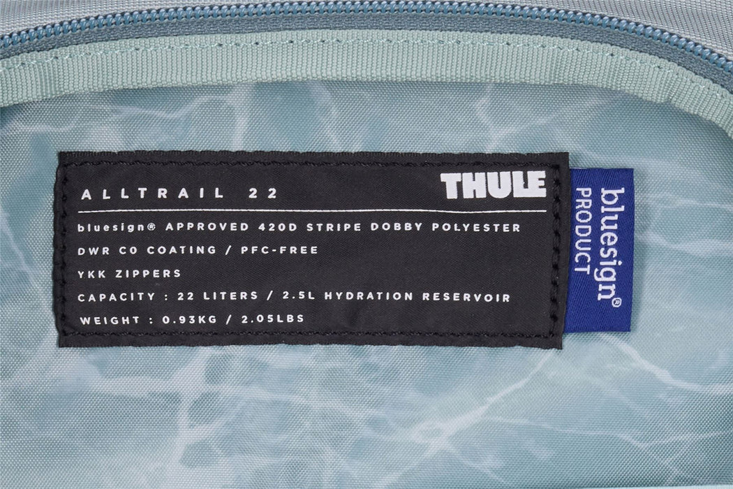 Thule AllTrail hydration pack 22L Pond grey Thule - UK Camping And Leisure