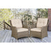 Dellonda Chester Rattan Wicker Outdoor Armchairs 2pc DG69 Dellonda - UK Camping And Leisure