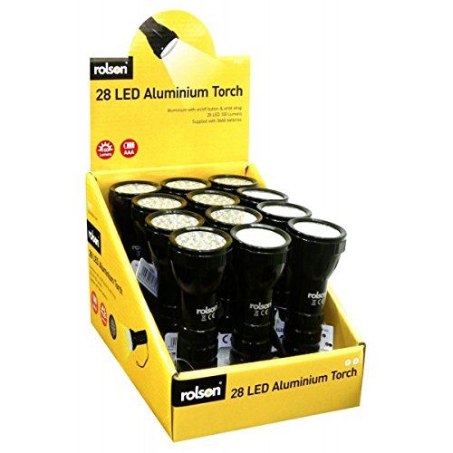 Rolson 28 Led Aluminium Torch 61671 Rolson - UK Camping And Leisure