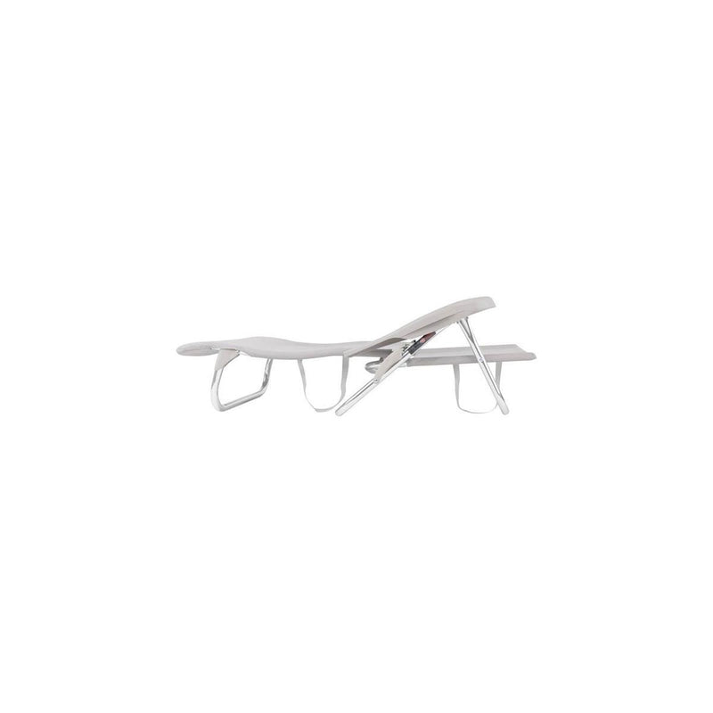 Crespo Beach Chair AL/221 Light Grey Crespo - UK Camping And Leisure