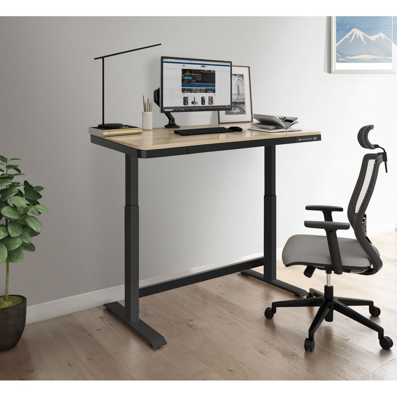 Dellonda Single Motor Electric Desk with Control Panel USB Port & Drawer Dellonda - UK Camping And Leisure