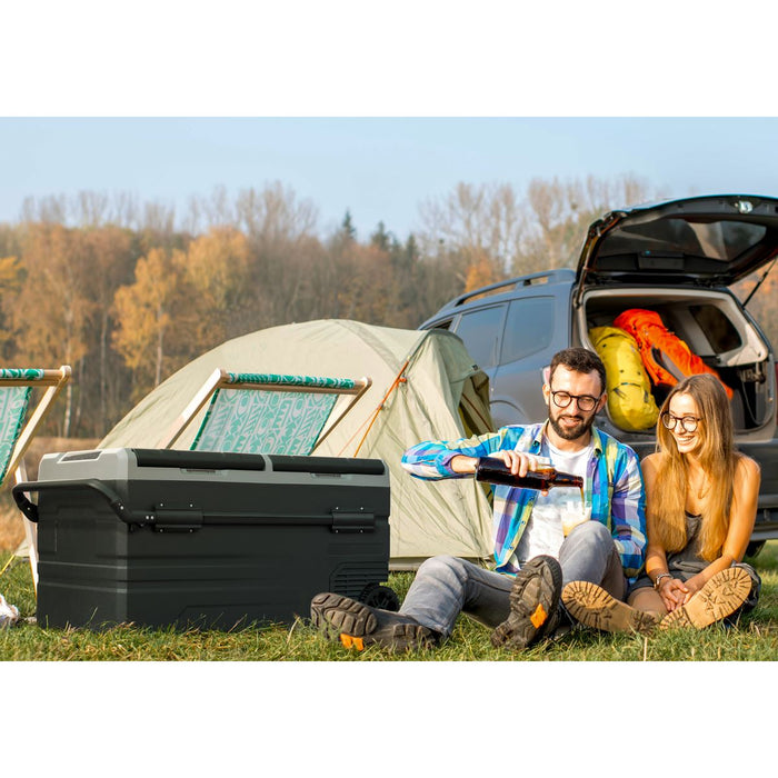 Dellonda Portable Fridge Freezer/Cool Box with LED Display 95L DL128 Dellonda - UK Camping And Leisure