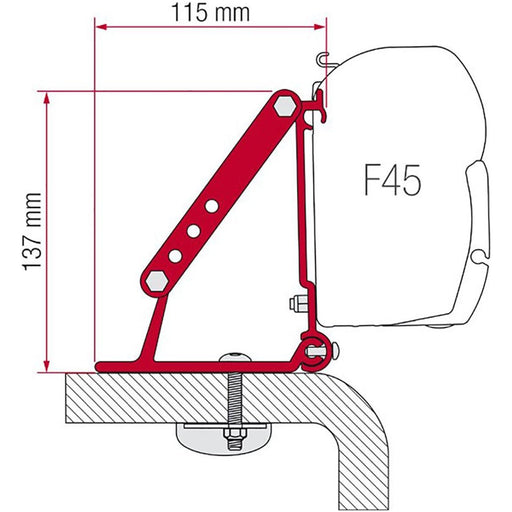 Fiamma Kit for RV Roof Adaptor Fiamma - UK Camping And Leisure