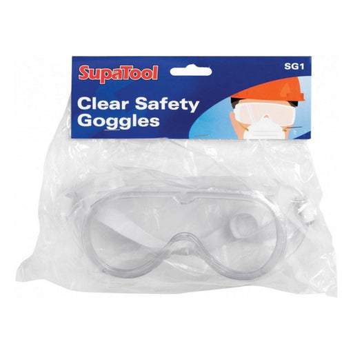 Clear Safety Goggles: Protective Eyewear for Industrial Use (364566) Nova - UK Camping And Leisure