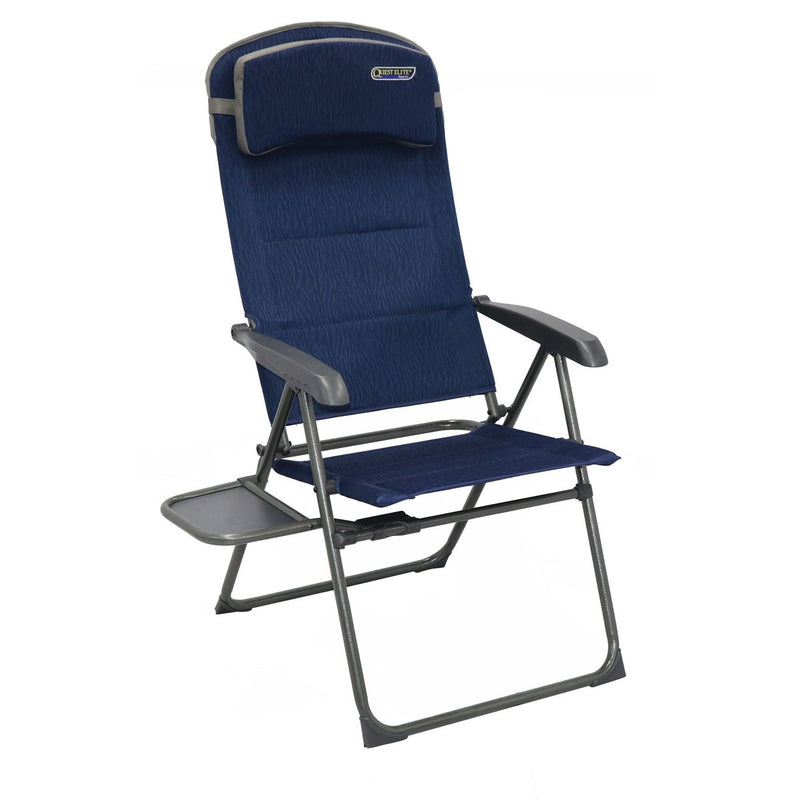 Quest Ragley Pro Recline Camping Caravan Chair with Side Table Quest - UK Camping And Leisure