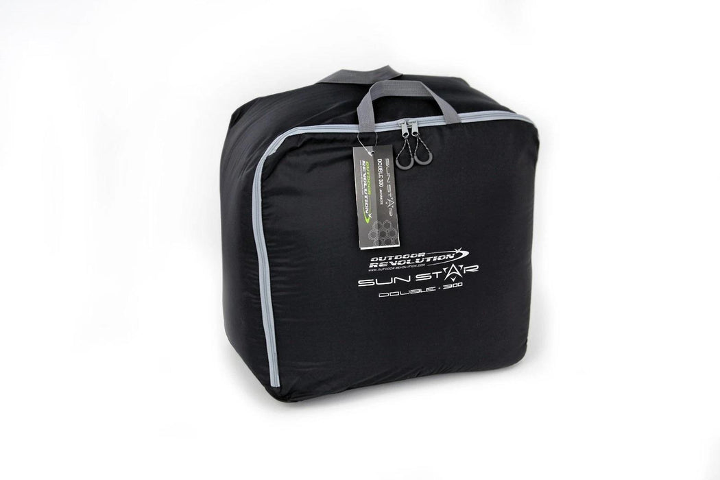Outdoor Revolution Sun Star Double 300 DL Anthracite Sleeping Bag Outdoor Revolution - UK Camping And Leisure